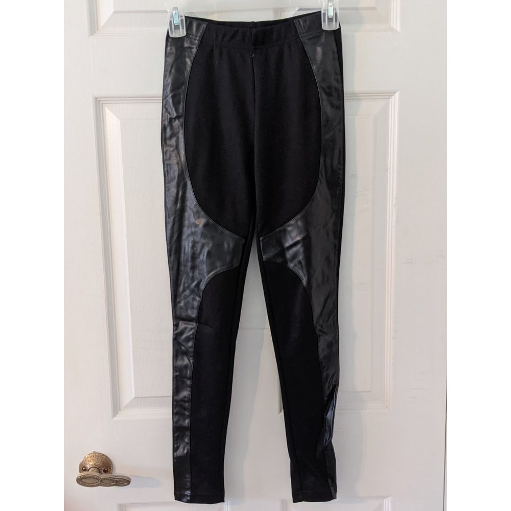 Urban Outfitters two-tone faux leather pants, XS
